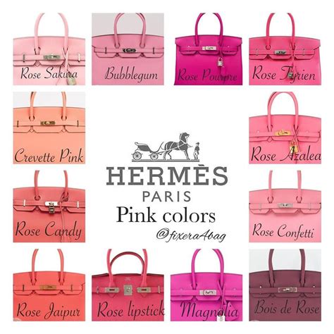 what color does hermes bag use|Hermes colors value guide.